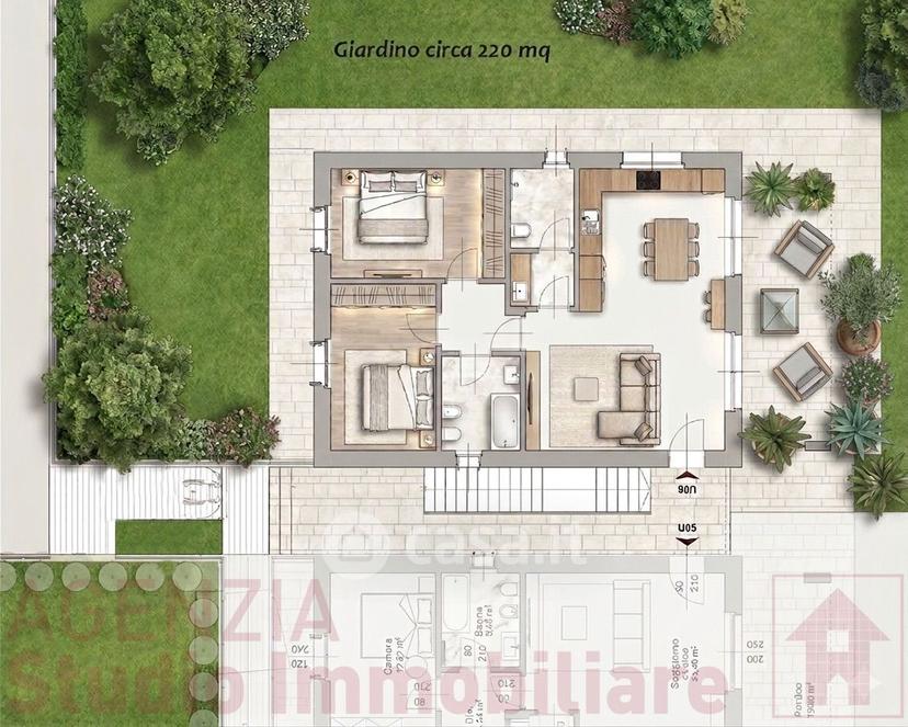 Trilocale in Via Cristoforo Colombo — foto 6 di 9
