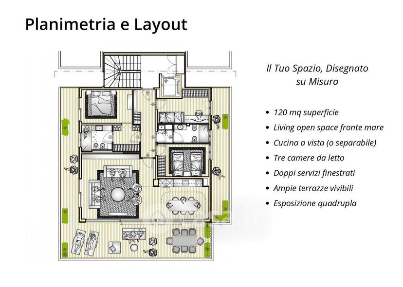 Quadrilocale in Via Roma 64 — foto 10 di 15