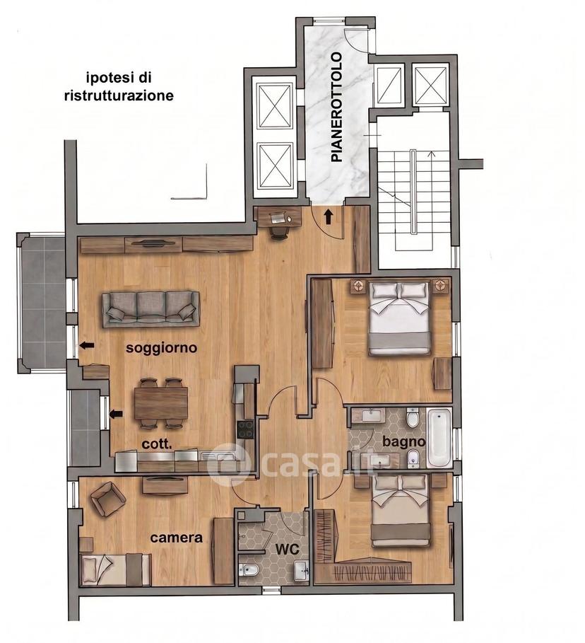 Appartamento in Via Cappuccina 38 — foto 15 di 35