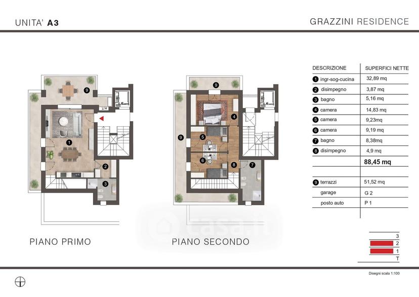 Quadrilocale in Via Antonio Francesco Grazzini 13 — foto 6 di 11