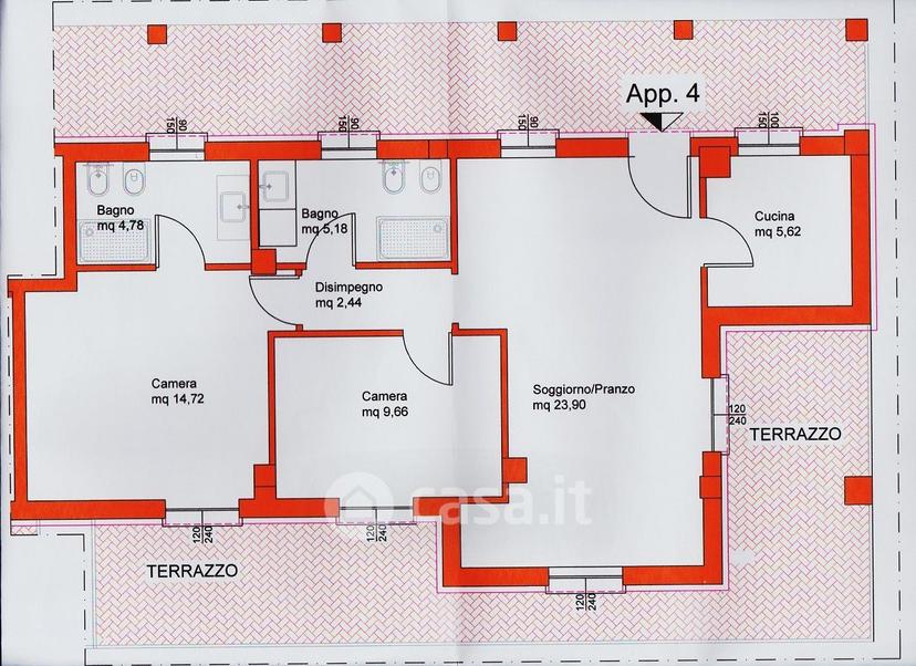 Quadrilocale in Corso Giuseppe Mazzini — foto 54 di 65