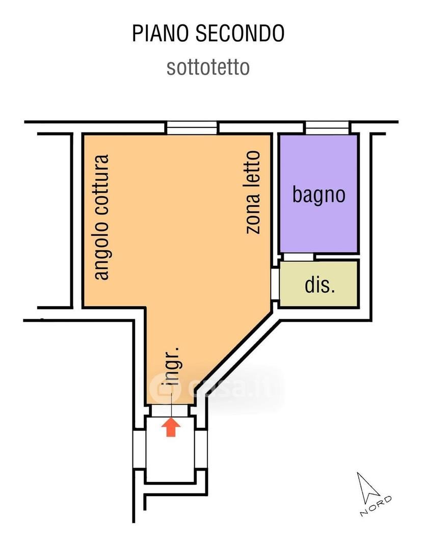 Monolocale in Via Negri — foto 21 di 35