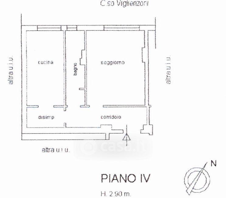 Bilocale in Corso Viglienzoni 6 — foto 6 di 17