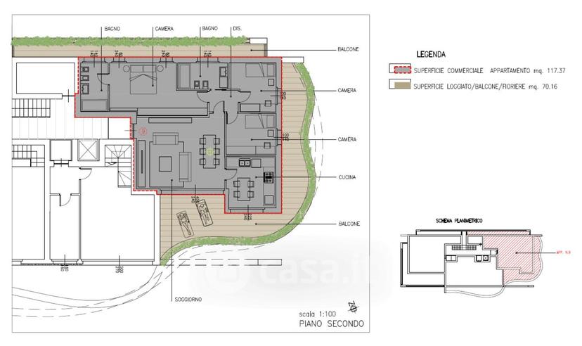 Quadrilocale in Via Per Cabiate — foto 12 di 16