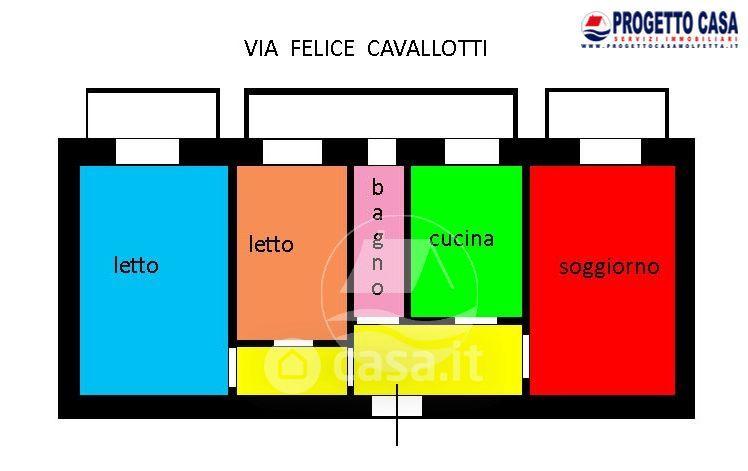 Trilocale in Via Felice Cavallotti — foto 4 di 22