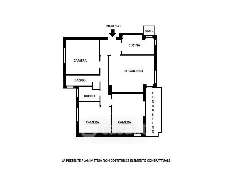 Quadrilocale in Via Don Mazzolari 5 — foto 34 di 35