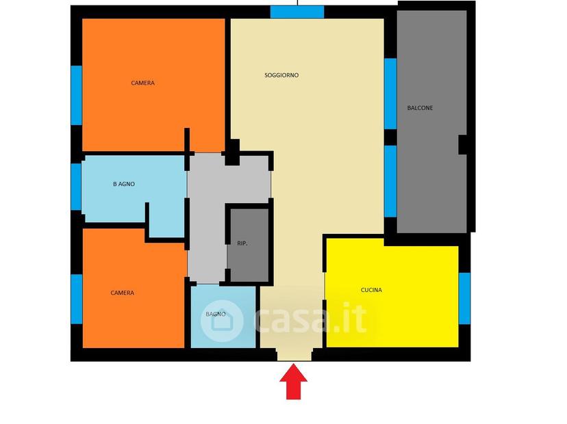 Trilocale in Via Nino Bixio — foto 22 di 29