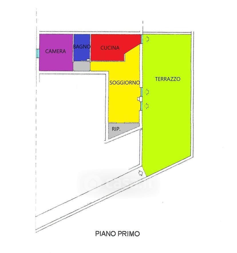 Quadrilocale in Via di Petroio 53019 — foto 14 di 21