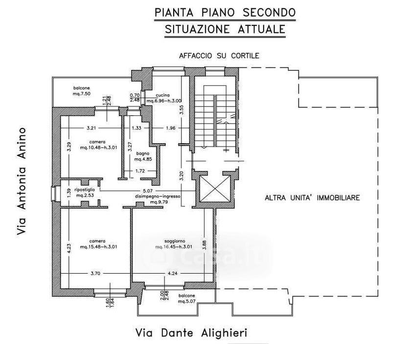 Trilocale in Via Dante Alighieri 42 — foto 15 di 31
