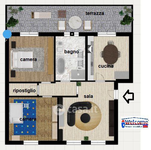 Trilocale in Via Volturno — foto 34 di 35