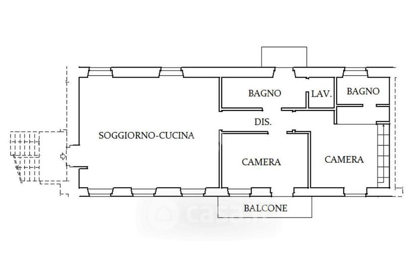 Trilocale in Via Don Orione 16 — foto 19 di 19