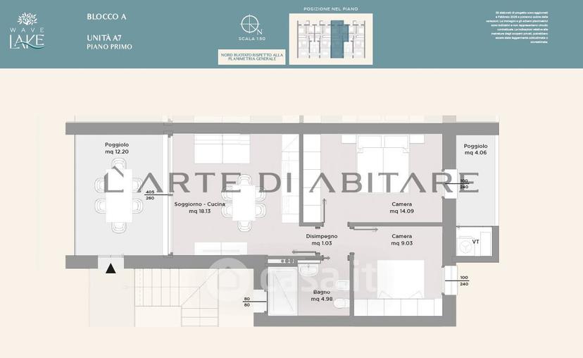 Trilocale in Via del Zocco 38 — foto 3 di 26