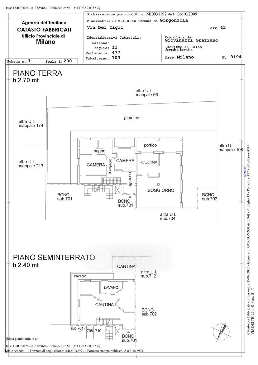 Quadrilocale in Via dei Tigli — foto 39 di 43