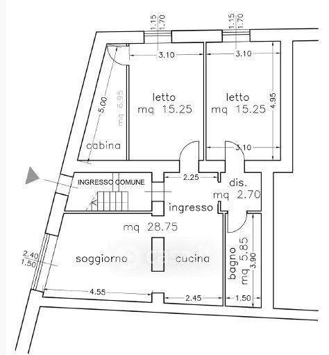 Trilocale in Via Amsicora 72 — foto 5 di 15