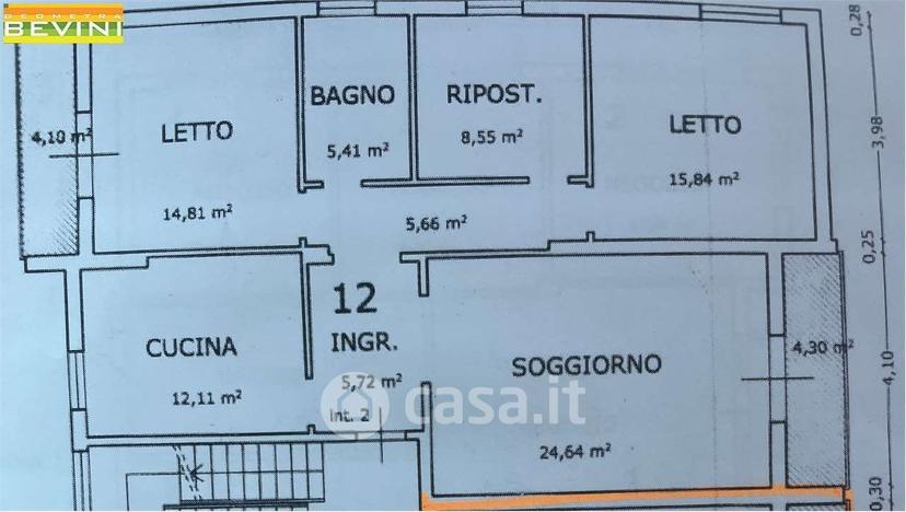 Quadrilocale in Via Alessandro Antonelli 44 — foto 32 di 36