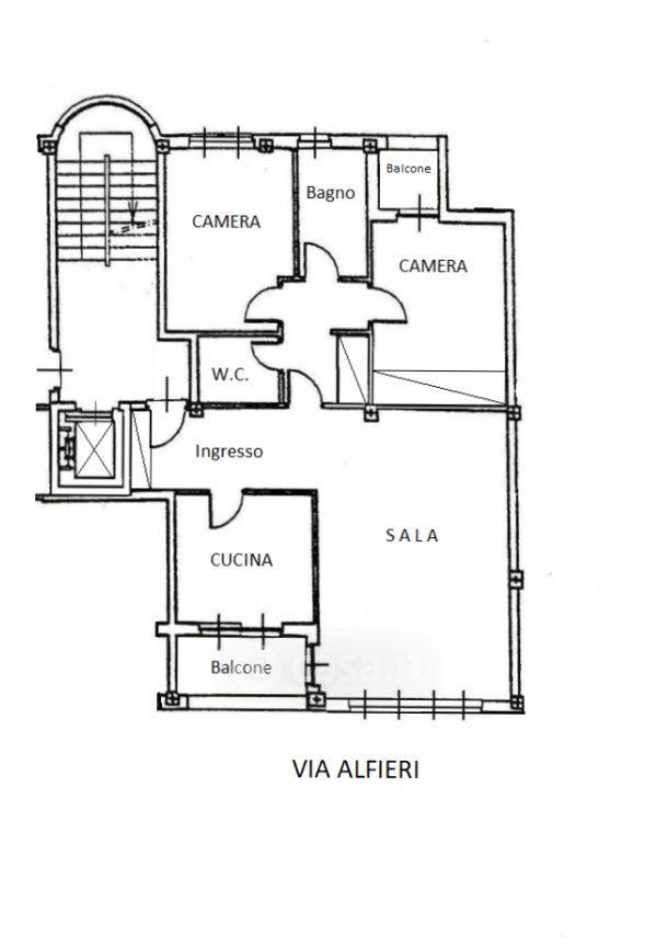 Quadrilocale in Via Vittorio Alfieri — foto 16 di 25