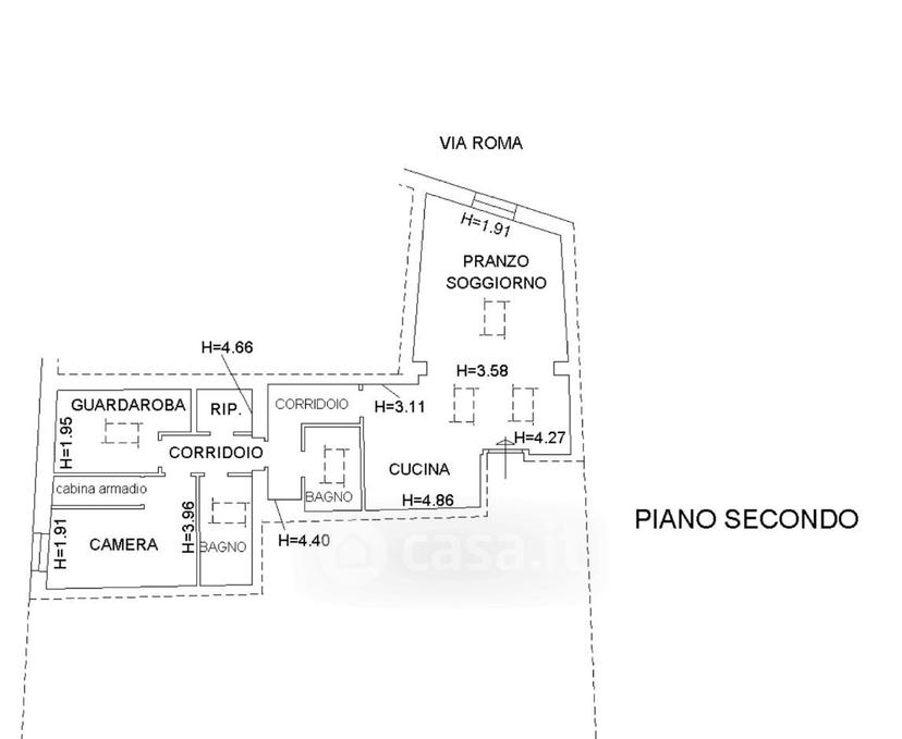 Quadrilocale in Via Roma — foto 27 di 27