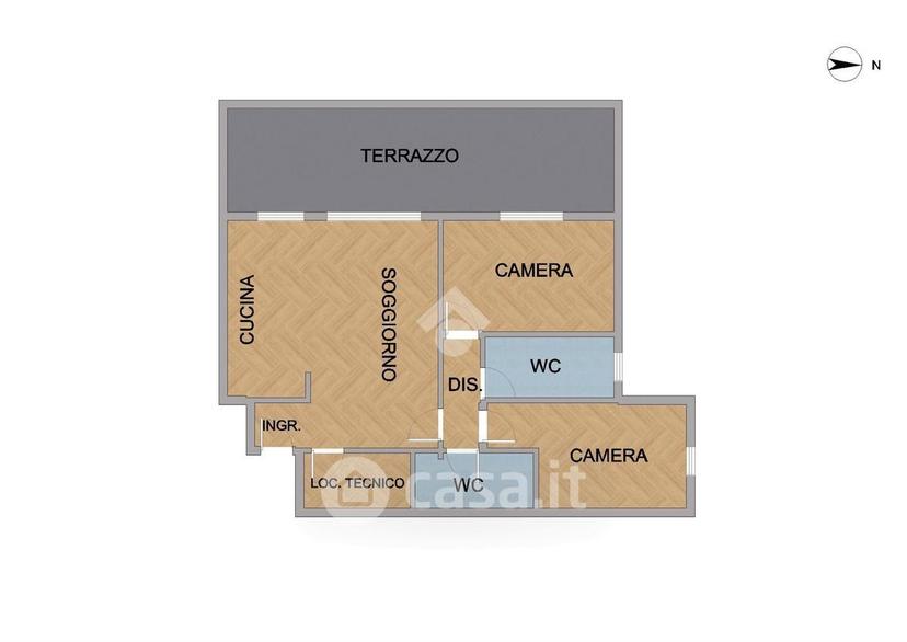 Trilocale in Via Sant'Agnese — foto 23 di 23