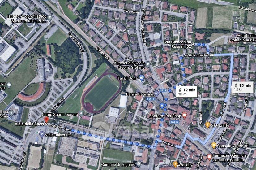 Stanza in Via Gioacchino Rossini 52 — foto 7 di 16