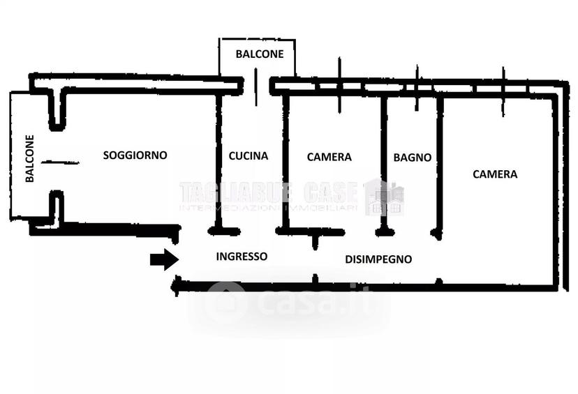 Trilocale in Via Tevere 16 — foto 6 di 23