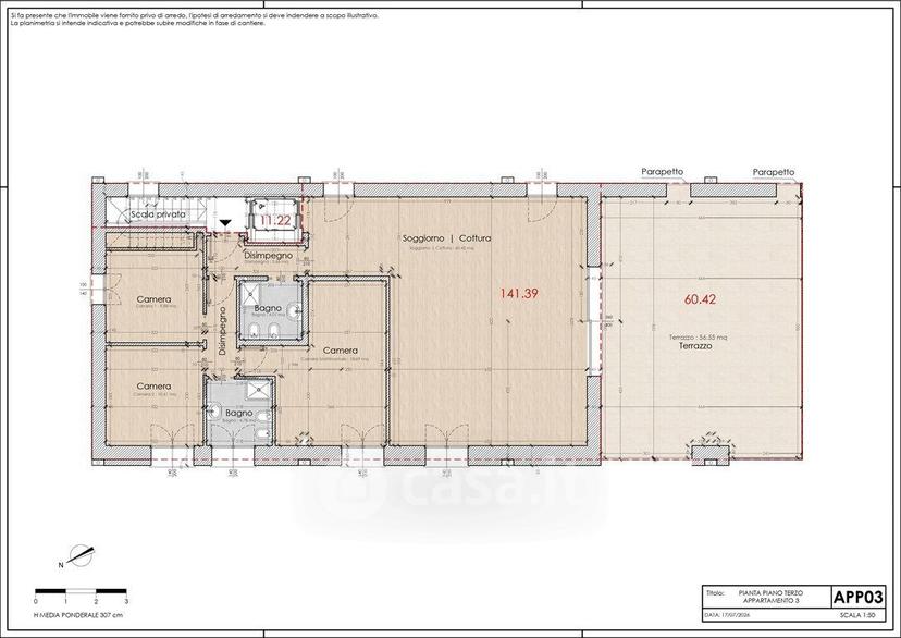Quadrilocale in Via Flavio Gioia 26 — foto 13 di 32