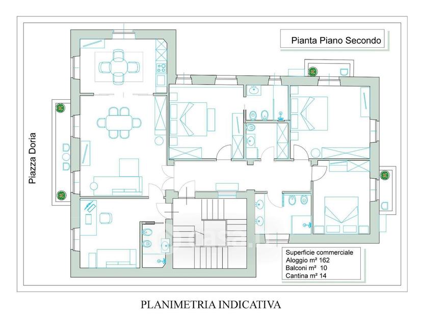 Appartamento in Piazza Andrea Doria 21