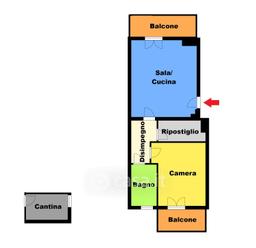Bilocale in Via Selice 29 M