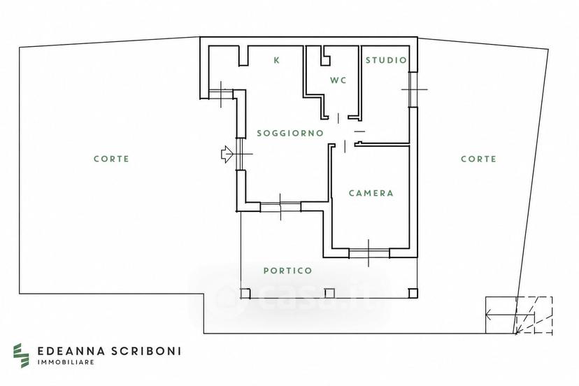 Trilocale in Via Aurelia 111 — foto 16 di 38