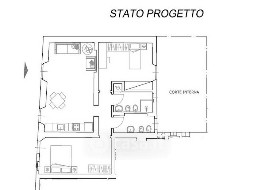 Trilocale in Via A. Gramsci 541 — foto 29 di 46