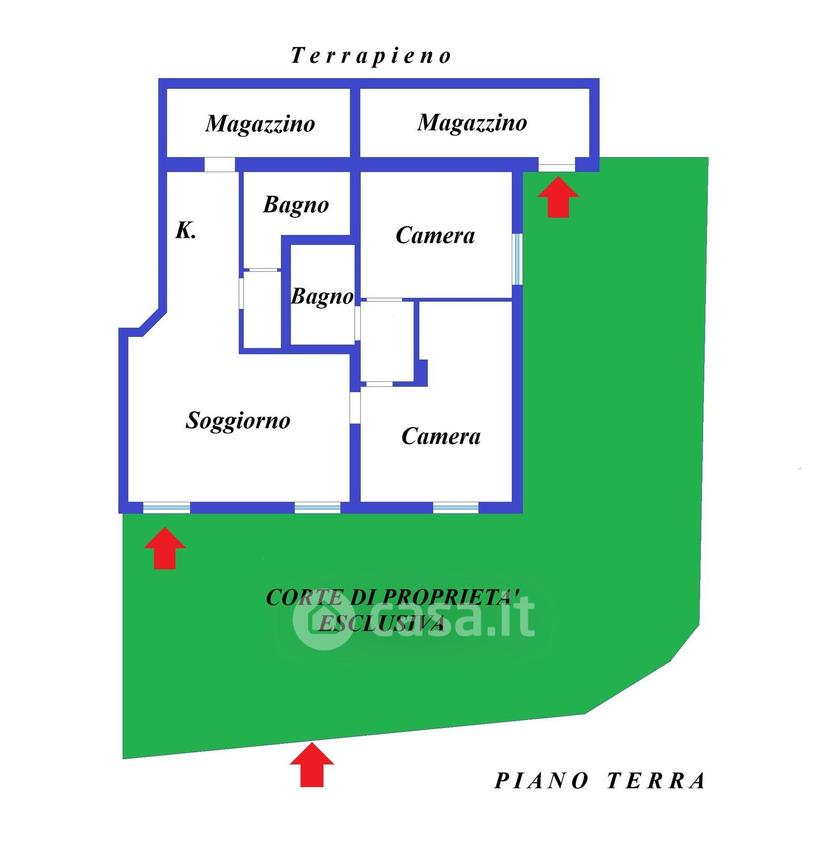 Trilocale in Via Civezza 48 — foto 6 di 44