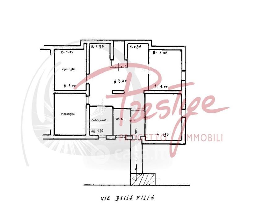 Quadrilocale in Via delle Ville 8 — foto 14 di 20