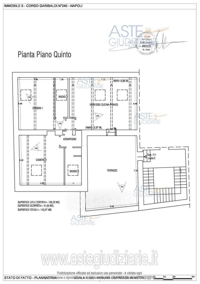 Appartamento in Corso Giuseppe Garibaldi 240 — foto 22 di 22