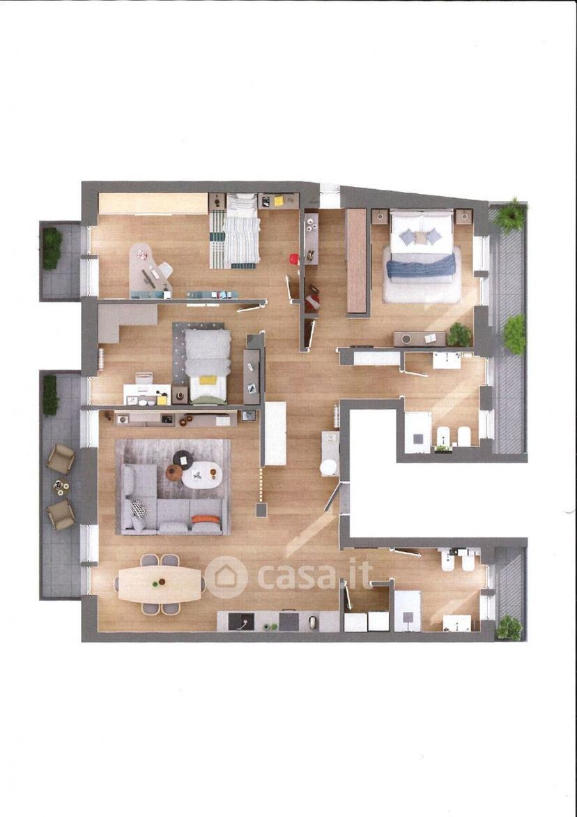 Quadrilocale in Via Facino Cane 15 — foto 20 di 41