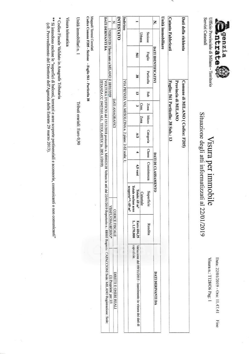Bilocale in Via Privata Val Mesolcina 2