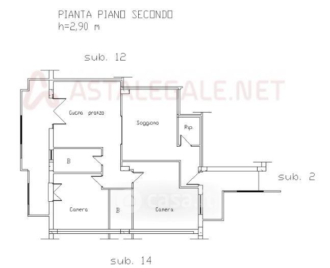 Quadrilocale in Via Peripoli — foto 18 di 34