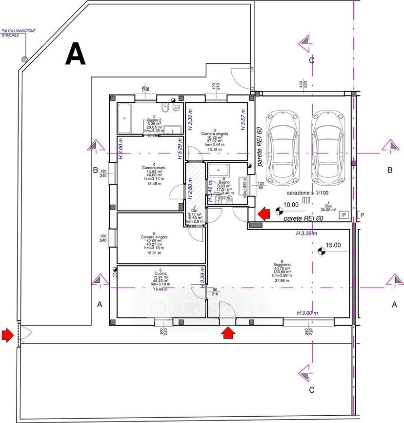 Villa in Via A. Volta 102 — foto 33 di 44