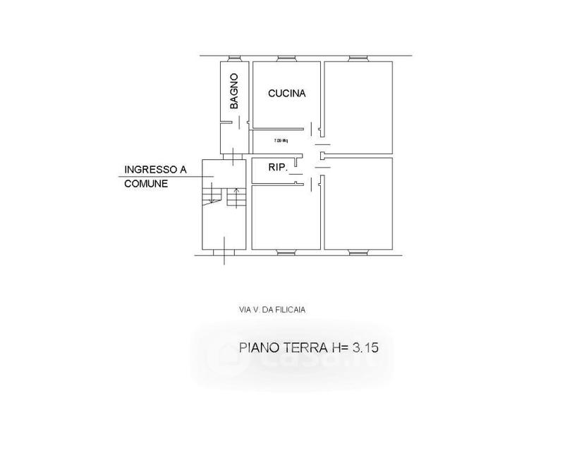 Quadrilocale in Via Vincenzo da Filicaia 34 /2 — foto 3 di 6