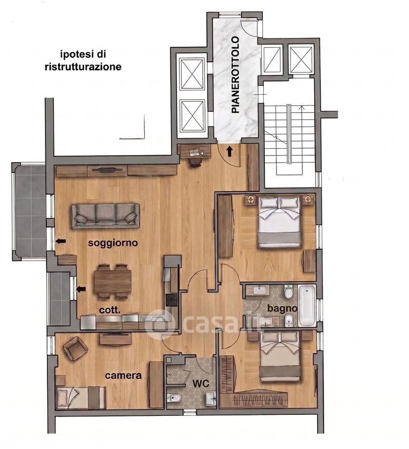 Appartamento in Via Cappuccina 38 — foto 13 di 35