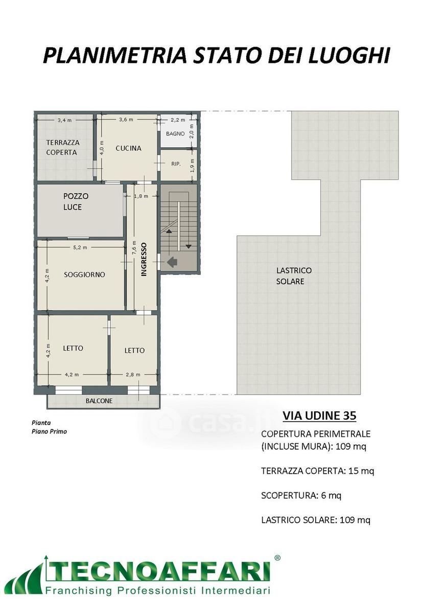 Trilocale in Via Udine 35 — foto 10 di 33