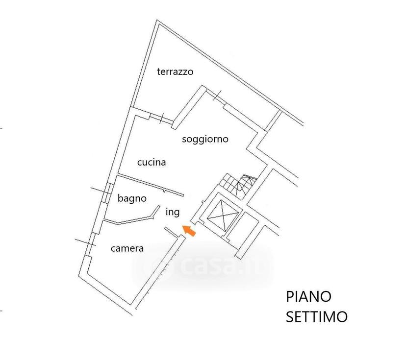 Trilocale in Via Giacomo Manzú 2