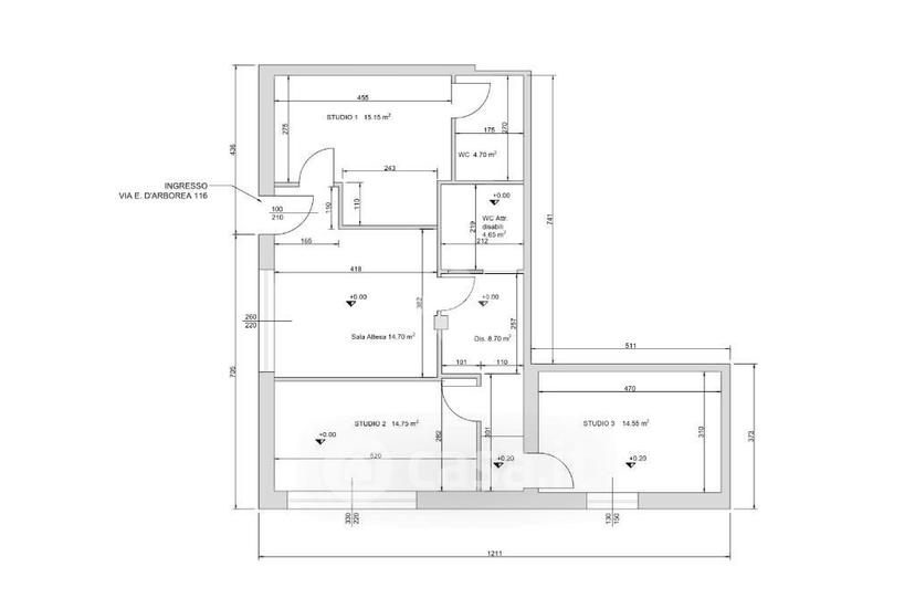 Quadrilocale in Via E. d'Arborea 116 — foto 25 di 32