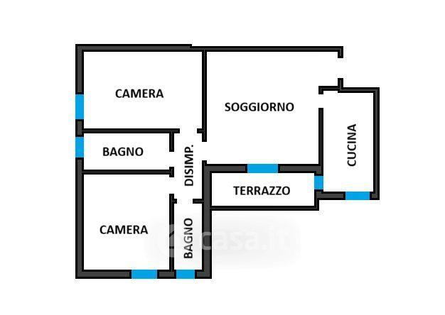 Quadrilocale in Corso Giuseppe Garibaldi — foto 11 di 12