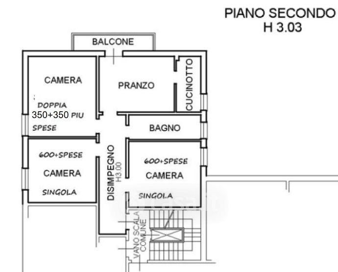 Stanza in Via Mazzini 152 — foto 5 di 8