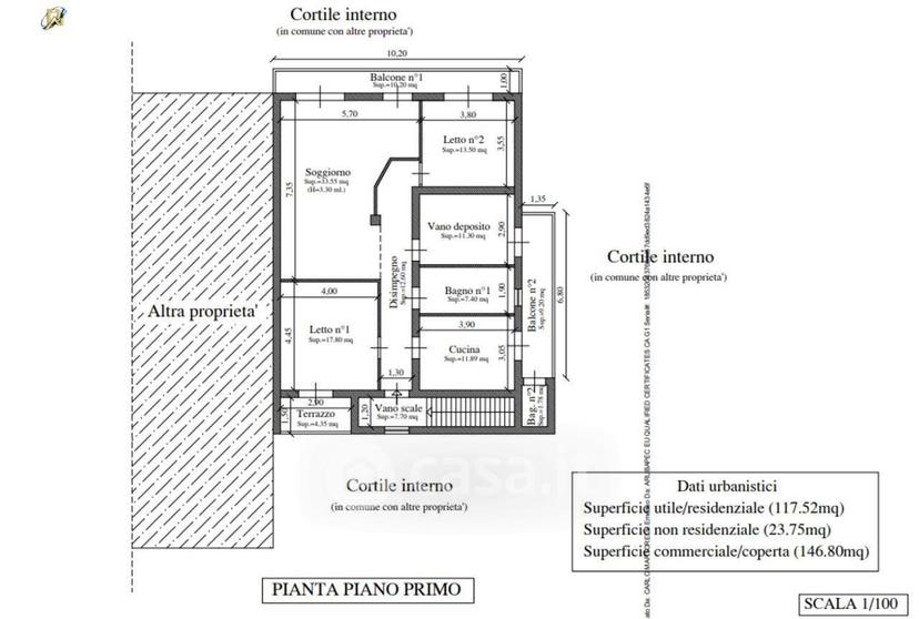 Quadrilocale in Via Ferriere Nettuno 6 — foto 6 di 31