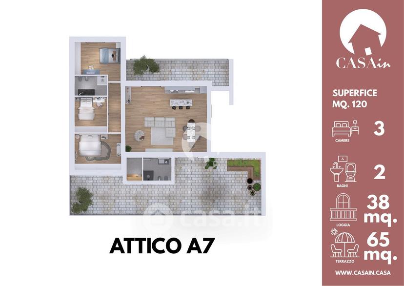 Quadrilocale in Via Ada Negri 1 — foto 8 di 22