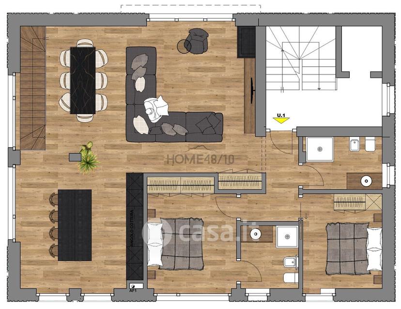 Appartamento in Via Mont Chetif 15 — foto 3 di 9