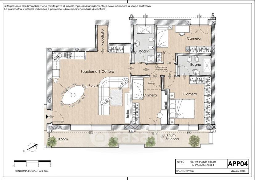 Appartamento in Via Flavio Gioia 26 — foto 3 di 32