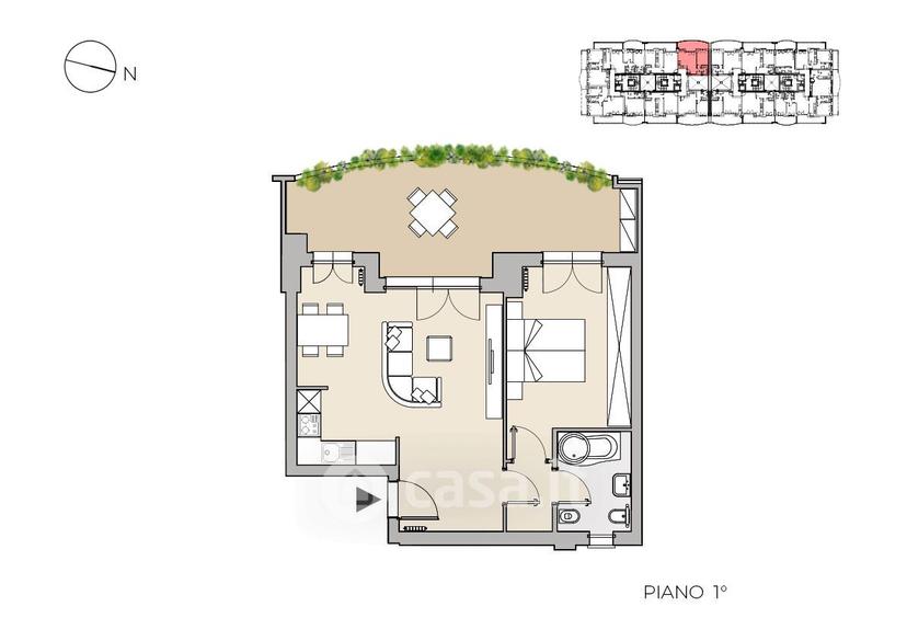 Bilocale in Via Martiri delle Foibe 25 — foto 25 di 25
