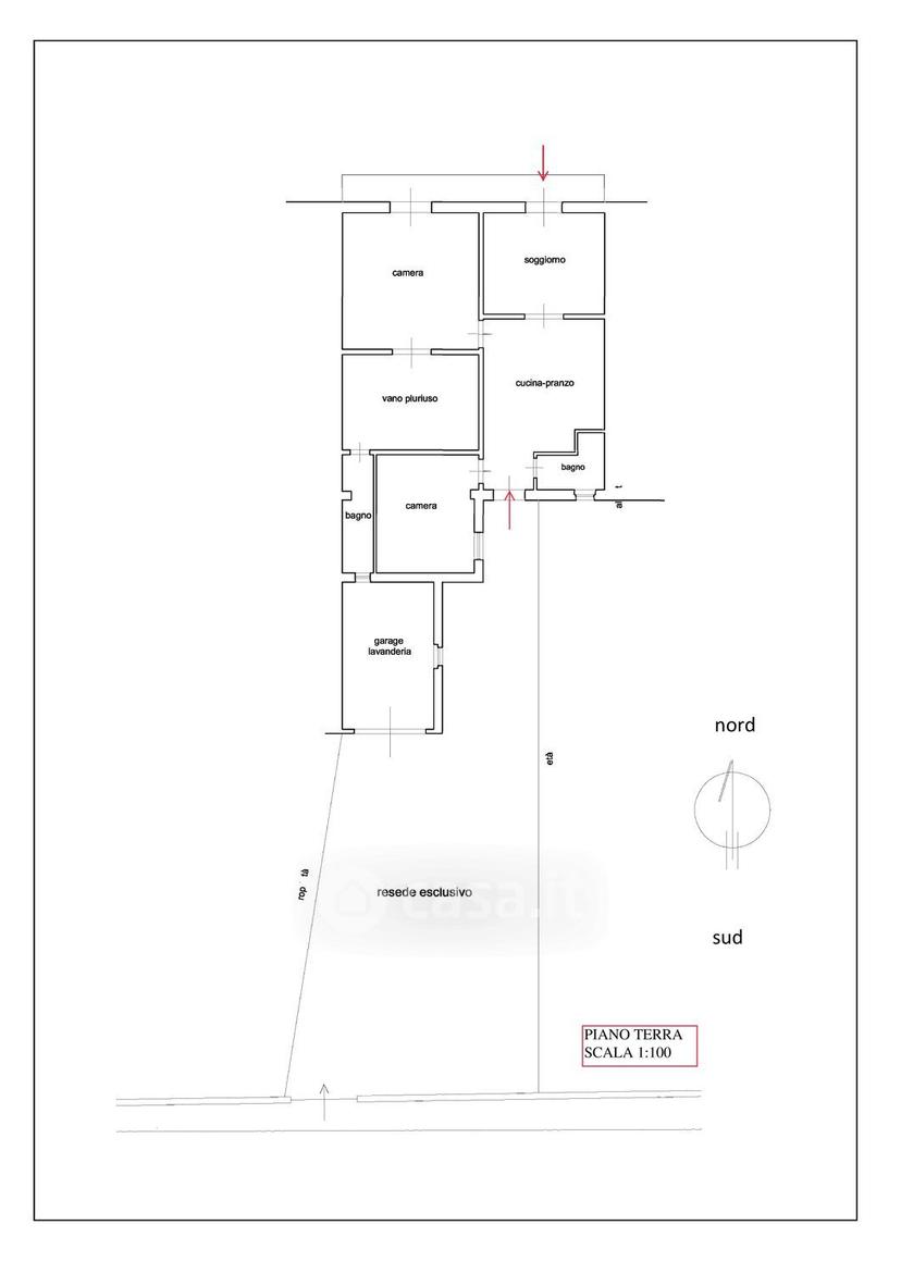 Quadrilocale in Via Fratelli Rosselli — foto 26 di 43