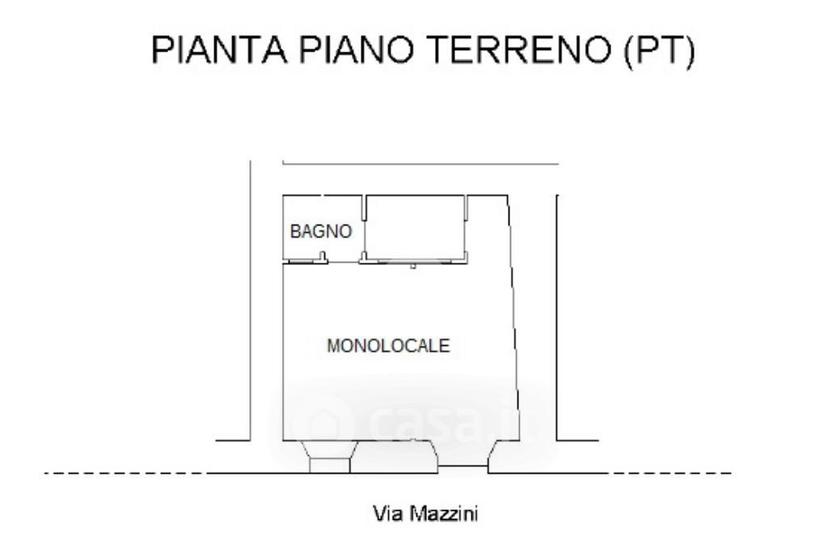 Monolocale in Via Giuseppe Mazzini — foto 7 di 18